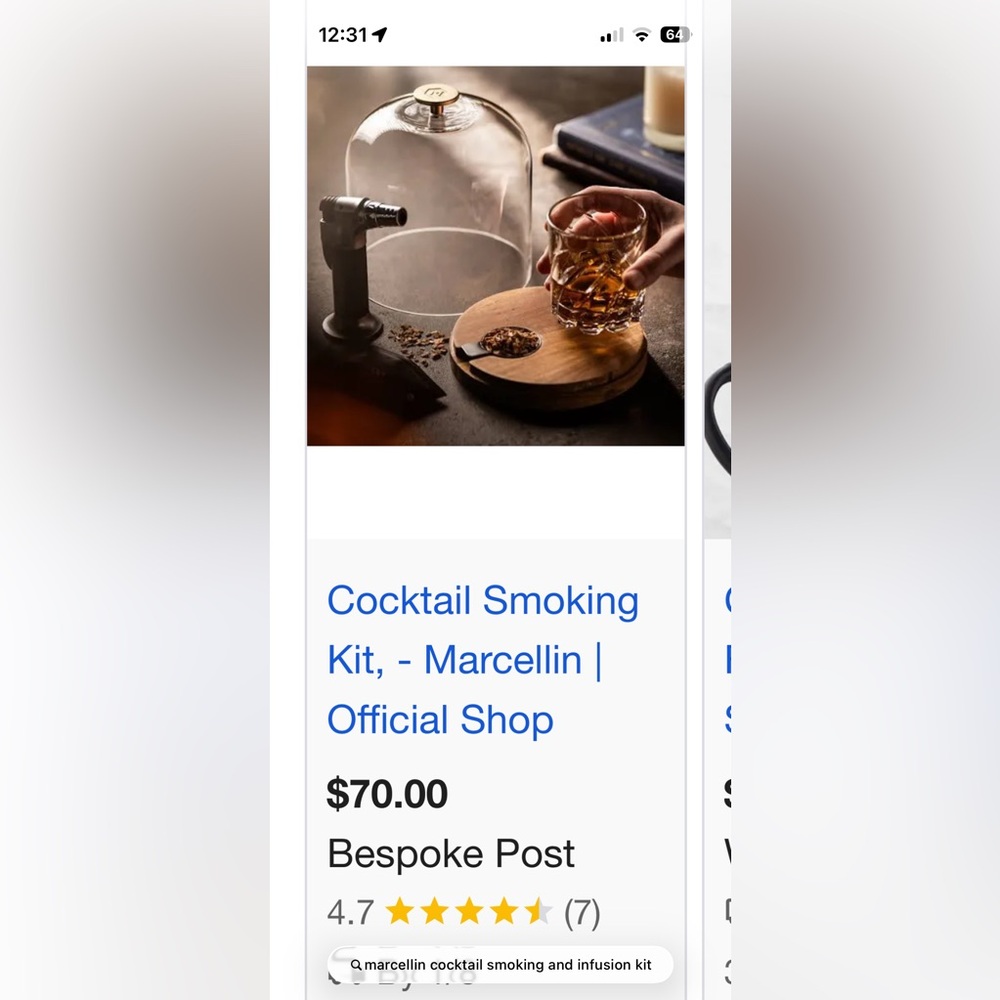 NIB Marcellin Cocktail Smoking an Infusion Kit from Bespoke Post